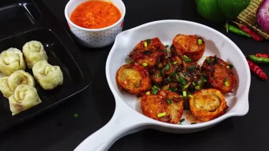 Chilli Momos | How to make Momos