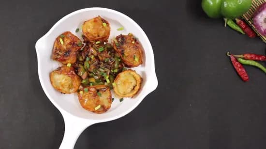 Chilli Momos | How to make Momos
