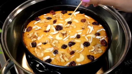 एगलेस प्लम केक | Eggless Plum Cake | No Oven Plum Cake