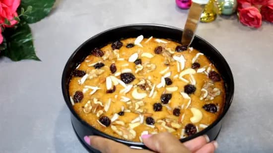 एगलेस प्लम केक | Eggless Plum Cake | No Oven Plum Cake