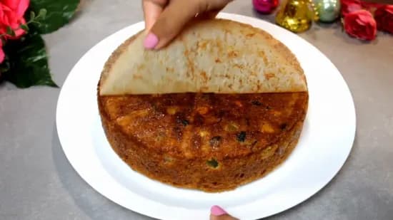 एगलेस प्लम केक | Eggless Plum Cake | No Oven Plum Cake