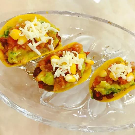 Loaded Guacamole Veggie Tacos | Avacado Tacos