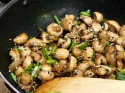Mushroom Basil Stir Fry