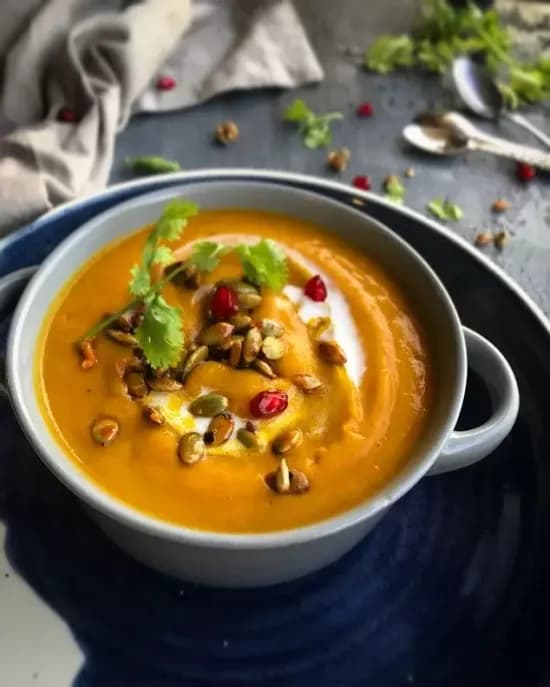 Roast Pumpkin, Saffron Orange Soup