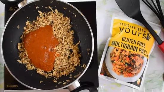 Tofu Pizza Pasta Casserole | Pizza Pasta Bake