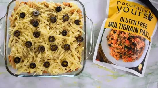 Tofu Pizza Pasta Casserole | Pizza Pasta Bake