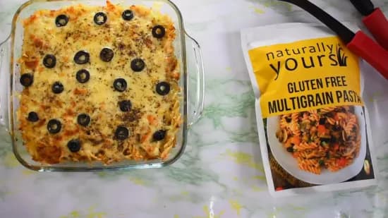 Tofu Pizza Pasta Casserole | Pizza Pasta Bake