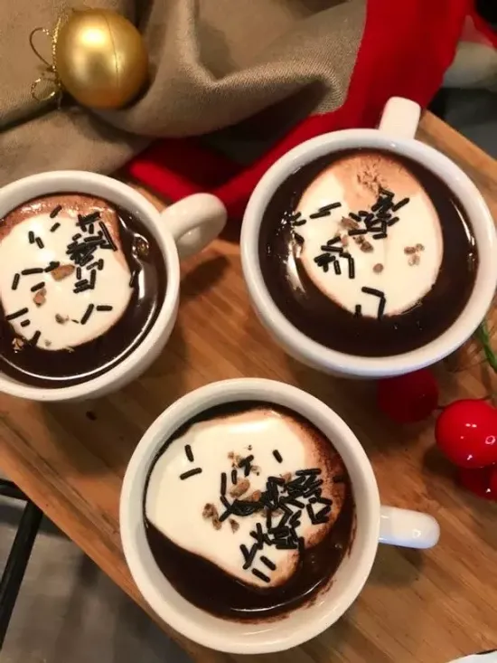 Cardamom Spiced Hot Chocolate Shots