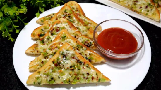 चीज़ चिली टोस्ट | Cheese Chilly Toast | No Oven Cheese Chilly toast