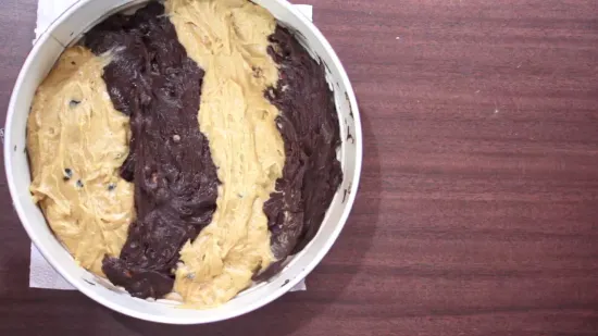  चोक्लेट पीनट मार्बल केक | Chocolate Peanut Marble Cake