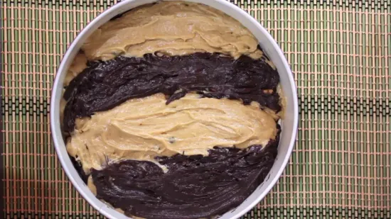  चोक्लेट पीनट मार्बल केक | Chocolate Peanut Marble Cake