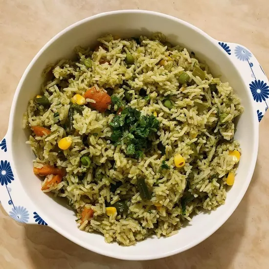 Coriander Rice How to make Coriander Rice Recipe Funnel