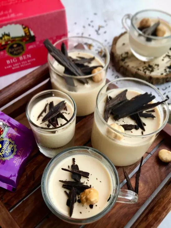 पानेकोटा | Earl Grey Pannacotta | How to make Pannacotta