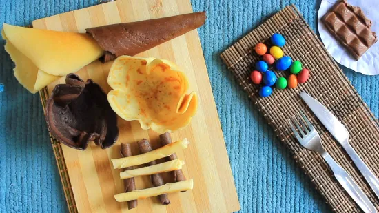 बिना अंडे के आइसक्रीम और वॉफ़ल कोन | Eggless Icecream and Waffle Cone