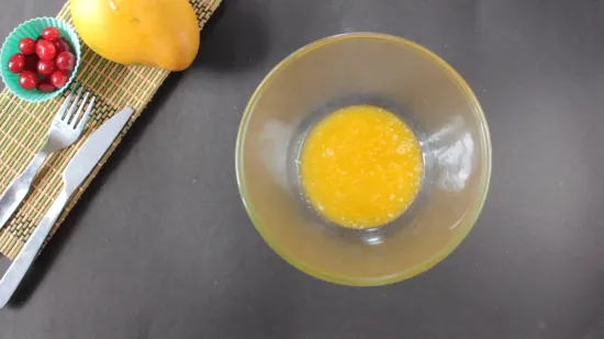 Eggless Mango Cake | No Oven Mango Cake