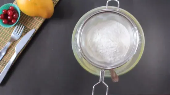 Eggless Mango Cake | No Oven Mango Cake