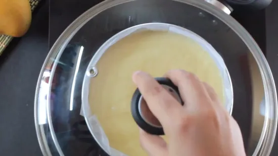 Eggless Mango Cake | No Oven Mango Cake