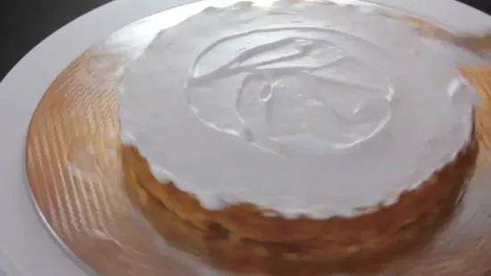 Eggless Mango Cake | No Oven Mango Cake