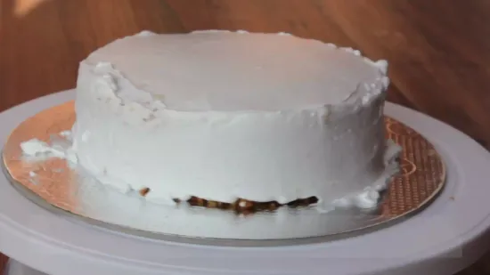 Eggless Mango Cake | No Oven Mango Cake