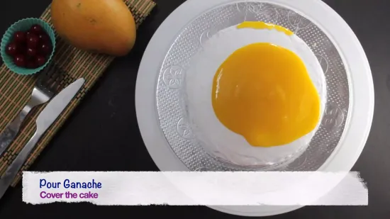 Eggless Mango Cake | No Oven Mango Cake