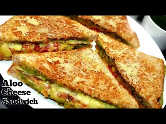 Masala Aloo Cheese Sandwich