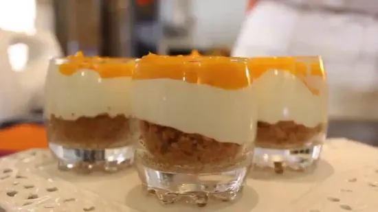 No Bake Mango Cheesecake | How to make Mango Cheesecake