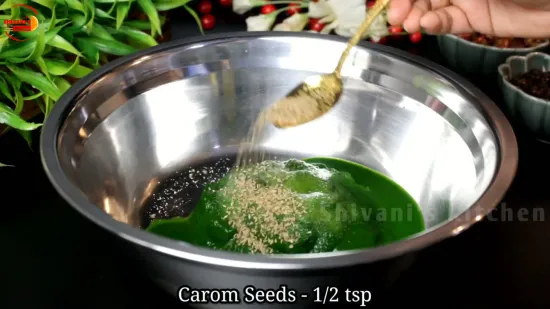 Palak Paneer Paratha