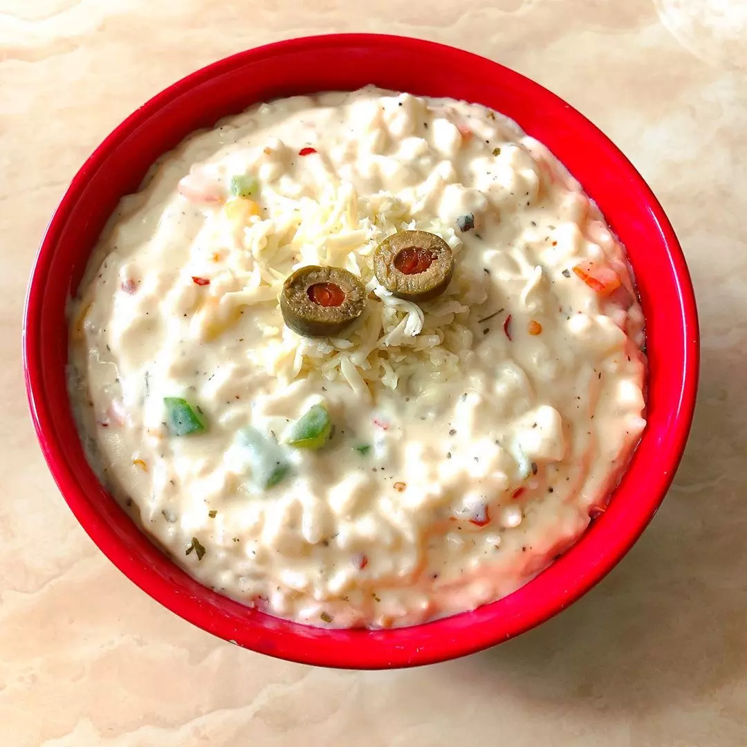 रिसोटो वाइट सॉस में | Risotto in white sauce