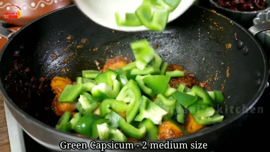 Shimla Mirchi aur Aloo Recipe