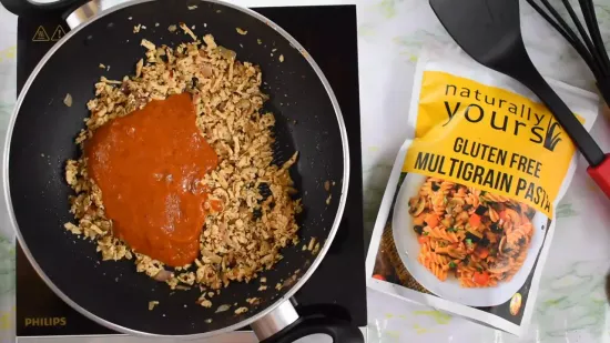 Tofu Pizza Pasta Casserole | Pizza Pasta Bake