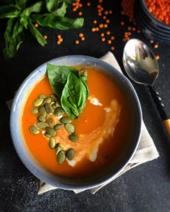 Tomato and Red Lentil Soup