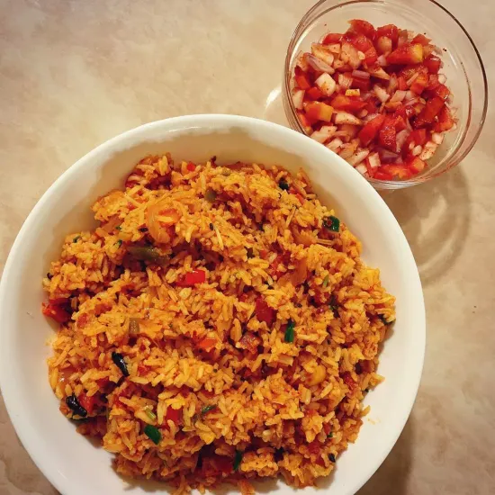 टमाटर में बने चावल | Tomato Rice | How to make tomato rice