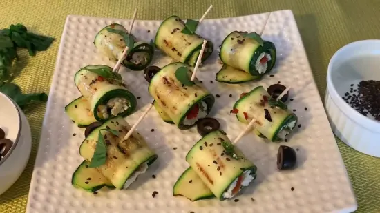 Zucchini Ricotta Rolls Recipe | How to make Stuffed Ricotta Rolls